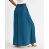 image:imageBTFBM Wide Leg Palazzo Pants for Women 2026 Summer Spring Casual High Waisted Flowy Trousers Boho Beach Vacation OutfitsSolid Lake Blue