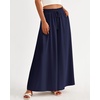 image:imageBTFBM Wide Leg Palazzo Pants for Women 2026 Summer Spring Casual High Waisted Flowy Trousers Boho Beach Vacation OutfitsSolid Navy