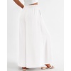 image:imageBTFBM Wide Leg Palazzo Pants for Women 2026 Summer Spring Casual High Waisted Flowy Trousers Boho Beach Vacation OutfitsSolid White