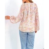 image:imageBTFBM Blouses for Women Dressy Casual Floral Summer Boho Tops V Neck Lightweight Long Sleeve Shirts Spring Clothes 2026Floral Print Apricot