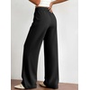 image:imageBTFBM Womens Dress Pants 2026 Fall Wide Leg High Waisted Palazzo Pants Business Casual Work Trousers Slacks PocketsBlack