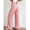 image:imageBTFBM Womens Dress Pants 2026 Fall Wide Leg High Waisted Palazzo Pants Business Casual Work Trousers Slacks PocketsPink