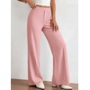 image:imageBTFBM Womens Dress Pants 2026 Fall Wide Leg High Waisted Palazzo Pants Business Casual Work Trousers Slacks PocketsPink