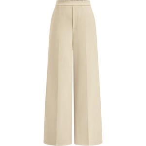 image:imageBTFBM Womens Dress Pants 2026 Fall Wide Leg High Waisted Palazzo Pants Business Casual Work Trousers Slacks PocketsBeige