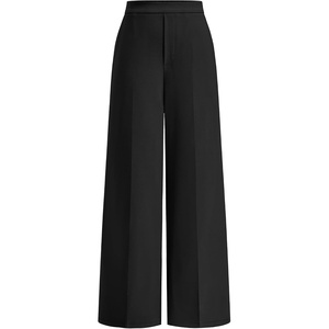 image:imageBTFBM Womens Dress Pants 2026 Fall Wide Leg High Waisted Palazzo Pants Business Casual Work Trousers Slacks PocketsBlack