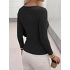 image:imageBTFBM Henley Shirts for Women Button V Neck Long Sleeve Tops Ribbed Slim Going Out Outfits Casual Fall Clothes 2026Black