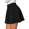 image:imageBTFBM Mini Skirts for Women Trendy Flared Basic Versatile Skorts Skater Tennis Fall Skirt with Shorts Underneath 2026Black