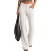 image:imageBTFBM Straight Leg Jeans for Women Stretchy Curve Appeal Pants  Front Seam Little Flare Bootcut Jean High Waisted Denim Pockets Travel Airport Outfits 2026 Trendy Fall Fashion ClothingWhite