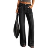 image:imageBTFBM Straight Leg Jeans for Women Stretchy Curve Appeal Pants  Front Seam Little Flare Bootcut Jean High Waisted Denim Pockets Travel Airport Outfits 2026 Trendy Fall Fashion ClothingBlack