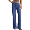 image:imageBTFBM Straight Leg Jeans for Women Stretchy Curve Appeal Pants  Front Seam Little Flare Bootcut Jean High Waisted Denim Pockets Travel Airport Outfits 2026 Trendy Fall Fashion ClothingDark Blue