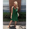 image:imageBTFBM Summer Dresses for Women 2026 Spring Clothes Sleeveless Crewneck Beach Vacation Outfits Mini Flowy Sun DressButtons Dark Green