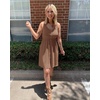 image:imageBTFBM Summer Dresses for Women 2026 Spring Clothes Sleeveless Crewneck Beach Vacation Outfits Mini Flowy Sun DressButtons Dark Khaki