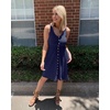 image:imageBTFBM Summer Dresses for Women 2026 Spring Clothes Sleeveless Crewneck Beach Vacation Outfits Mini Flowy Sun DressButtons Navy