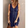 image:imageBTFBM Summer Dresses for Women 2026 Spring Clothes Sleeveless Crewneck Beach Vacation Outfits Mini Flowy Sun DressButtons Navy