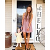 image:imageBTFBM Summer Dresses for Women 2026 Spring Clothes Sleeveless Crewneck Beach Vacation Outfits Mini Flowy Sun DressSolid Pink
