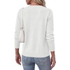 image:imageBTFBM Cardigan Sweaters for Women 2026 Fall Clothes Long Sleeve Button Down Open Front Soft Knit Lightweight SweaterWhite
