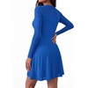 image:imageBTFBM Womens Mini Dress Sheer Mesh Long Sleeve Flowy A Line Casual Cocktail Party Going Out Dresses 2026 Fall FashionBlue