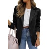 image:imageBTFBM Satin Long Sleeve Blazers for Women 2026  Work Office Suit Jackets with PocketsBusiness Casual OutfitsFall WinterBlack