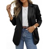image:imageBTFBM Satin Long Sleeve Blazers for Women 2026  Work Office Suit Jackets with PocketsBusiness Casual OutfitsFall WinterBlack