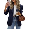image:imageBTFBM Satin Long Sleeve Blazers for Women 2026  Work Office Suit Jackets with PocketsBusiness Casual OutfitsFall WinterNavy Blue
