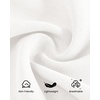 image:imageBTFBM Womens Fall Tops Ruffle Blouses Dressy Casual  Double Ruffled Collar V Neck Long Sleeve Shirts Lightweight Fashion Clothing 2026 Trendy Daily Business Office Work ClothesWhite