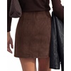 image:imageBTFBM Faux Suede Mini Skirts for Women Ruched Wrap Skorts  Elastic High Waisted Skirt With Shorts Underneath Cute Boho Skort Holiday Western Concert Outfits Trendy Winter Fall 2026Coffee