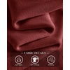 image:imageBTFBM Womens Long Sleeve Sweaters Crew Neck Basic Tops  Business Casual TopLightweight Knit Pullover SweaterBasic Travel OutfitsLadies ShirtsFall Fashion Winter Layer ClothesMaroon