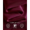 image:imageBTFBM Womens Long Sleeve Sweaters Crew Neck Basic Tops  Business Casual TopLightweight Knit Pullover SweaterBasic Travel OutfitsLadies ShirtsFall Fashion Winter Layer ClothesBurgundy