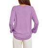 image:imageBTFBM Womens Long Sleeve Sweaters Crew Neck Basic Tops  Business Casual TopLightweight Knit Pullover SweaterBasic Travel OutfitsLadies ShirtsFall Fashion Winter Layer ClothesPurple