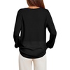 image:imageBTFBM Womens Long Sleeve Sweaters Crew Neck Basic Tops  Business Casual TopLightweight Knit Pullover SweaterBasic Travel OutfitsLadies ShirtsFall Fashion Winter Layer ClothesBlack