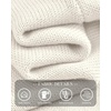 image:imageBTFBM Womens Long Sleeve Sweaters Mock Neck Tops  Lightweight Knit Pullover SweaterBasic Classic Daily Wear 2026 Fall FashionWinter Layer ClothesBusiness Casual OutfitsWhite