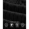 image:imageBTFBM Womens Sweaters Cable Knit V Neck Long Sleeve Tops  Lightweight Ribbed Fitted PulloverY2K Going Out TopBasic Tunic Daily Wear Fall 2026Dressy Work Business Casual OutfitsBlack