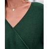 image:imageBTFBM Wrap Cross Ribbed Knit Cropped Sweaters for Women 2026  V Neck Cozy Sweater With Safe SnapLong Sleeve Fall Clothes Winter ClothingHoliday Outfits Christmas Thanksgiving HalloweenDark Green