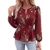 Floral Burgundy