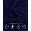image:imageBTFBM Ribbed Long Sleeve Shirts for Women Fitted Underscrub  Contrasting Crew High Neck Ruched Side Y2k Going Out Tops Date Night Outfit Work Top Winter Fall Fashion Clothing 2026Navy Blue