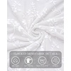 image:imageBTFBM Womens Floral Mesh Maxi Skirts Long Tulle Skirt  Flowy A Line High Waist SkirtsVelvetLike FlowersFlocked MeshDoubleLayered SkirtGoing Out OutfitsEarly Fall FashionWhite