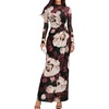 Floral Black Apricot