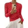 Polka Dot Red White