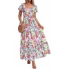 Floral White Multicolor