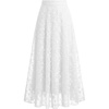 image:imageBTFBM Womens Floral Mesh Maxi Skirts Long Tulle Skirt  Flowy A Line High Waist SkirtsVelvetLike FlowersFlocked MeshDoubleLayered SkirtGoing Out OutfitsEarly Fall FashionWhite