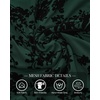 image:imageBTFBM Womens Tops Floral Sheer Mesh Long Sleeve Blouses Dressy Casual  V Neck Flocked Mesh ShirtsVelvetLike FlowersDouble LayersLoose Fit TunicsBusiness Casual TopFall Fashion Clothing 2026Dark Green