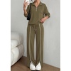 image:imageBTFBM 2 Piece Sets for Women Lounge Set Fall Outfits 2026Army Green