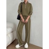image:imageBTFBM 2 Piece Sets for Women Lounge Set Fall Outfits 2026Army Green