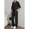 image:imageBTFBM 2 Piece Sets for Women Lounge Set Fall Outfits 2026Black