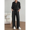 image:imageBTFBM 2 Piece Sets for Women Lounge Set Fall Outfits 2026Black