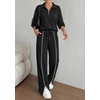 image:imageBTFBM 2 Piece Sets for Women Lounge Set Fall Outfits 2026Black