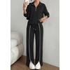 image:imageBTFBM 2 Piece Sets for Women Lounge Set Fall Outfits 2026Black