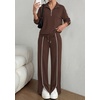 image:imageBTFBM 2 Piece Sets for Women Lounge Set Fall Outfits 2026Brown