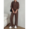 image:imageBTFBM 2 Piece Sets for Women Lounge Set Fall Outfits 2026Brown