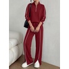 image:imageBTFBM 2 Piece Sets for Women Lounge Set Fall Outfits 2026Wine Red